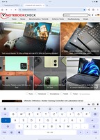 Oppo Pad 4 Pro: Tastiera predefinita con orientamento verticale