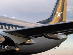SpaceX offre il servizio Starlink Aviation per Internet in volo. (Fonte: SpaceX)