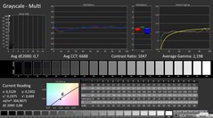 CalMAN: Scala di grigi (calibrato)