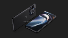 Un rendering di OnePlus 12. (Fonte: OnLeaks x SmartPrix)