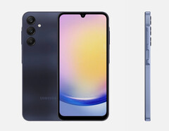 Il Samsung Galaxy A25 in uno dei suoi tre colori di lancio. (Fonte: WinFuture & Roland Quandt)