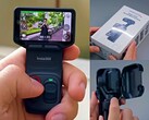 Insta360 Luna Ultra con la custodia protettiva.