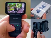 Insta360 Luna Ultra con la custodia protettiva.
