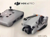 La confezione di vendita al dettaglio del DJI Mini 4 Pro. (Fonte: @Quadro_News - modifica)