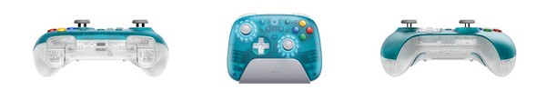 Il controller wireless N64 8bitDo Ultimate 2, edizione N64, presenta un design bicolore.