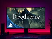 Bloodborne versione PC visto sul monitor di gioco (Fonte: Sony PlayStation con modifiche)