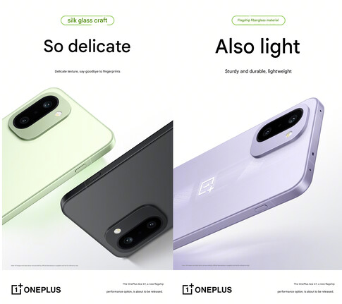 Costruzione e finitura dell'Ace 6T (Fonte immagine: OnePlus - traduzione automatica)