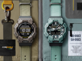 Entrambi i modelli Casio G-Shock presentano cinturini realizzati con materiali riciclabili e tinti con colori naturali. (Fonte: Casio)