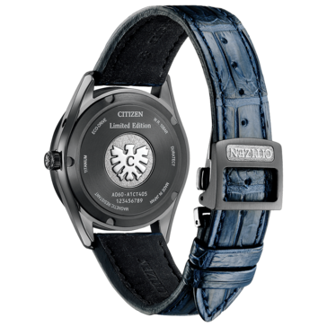 L'orologio Citizen 30th Anniversary Eco-Drive con quadrante in carta washi blu. (Fonte: Citizen)