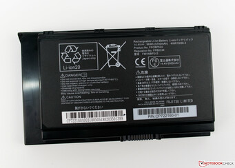 Il Celsius H980 ha una batteria da 96 Wh