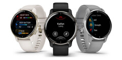 Il Venu 2 Plus è disponibile in tre colori. (Fonte: Garmin)