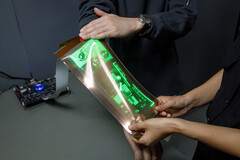 LG Display si aspetta che le aziende utilizzino il suo display Stretchable per gli smartphone. (Fonte: LG Display)