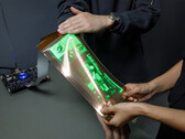 LG Display si aspetta che le aziende utilizzino il suo display Stretchable per gli smartphone. (Fonte: LG Display)