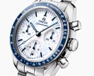 L'Omega Speedmaster Milano Cortina 2026 presenta un quadrante bianco verniciato (Fonte: Omega)