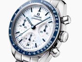 L'Omega Speedmaster Milano Cortina 2026 presenta un quadrante bianco verniciato (Fonte: Omega)