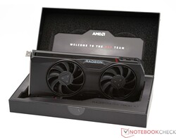 Test della AMD Radeon RX 7800 XT: unità di prova fornita da AMD Germania