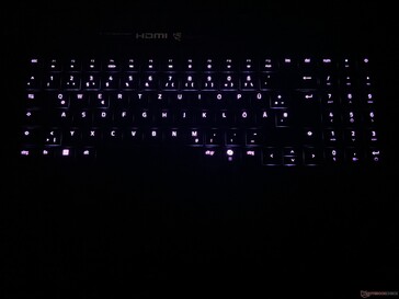 Illuminazione della tastiera