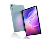 Il P35 ha un display IPS da 10,1 pollici. Nell'immagine: un rendering promozionale che mostra la parte anteriore e posteriore del tablet.