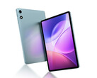 Il P35 ha un display IPS da 10,1 pollici. Nell'immagine: un rendering promozionale che mostra la parte anteriore e posteriore del tablet.