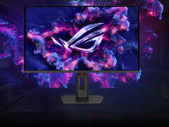 Il ROG Strix OLED XG27AQDNG è un altro monitor Asus che presenta il suo sensore di prossimità Neo. (Fonte: Asus)