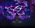 Il ROG Strix OLED XG27AQDNG è un altro monitor Asus che presenta il suo sensore di prossimità Neo. (Fonte: Asus)