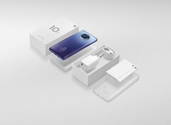 Xiaomi sostiene di aver ridotto l'utilizzo di plastica del 60% nell'imballaggio del Mi 10T Lite, senza dover rimuovere il caricabatterie o la custodia. (Fonte dell'immagine: Xiaomi)