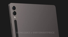 Galaxy Tab S9 Ultra sarà la copia sputata del suo predecessore. (Fonte: @OnLeaks & MySmartPrice)