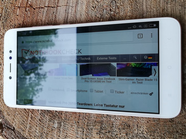 Xiaomo Redmi Note 5A Prime - utilizzo all'aperto