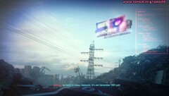 Easter egg di Cyberpunk 2077 (Fonte: g1zmo59 su Twitch)