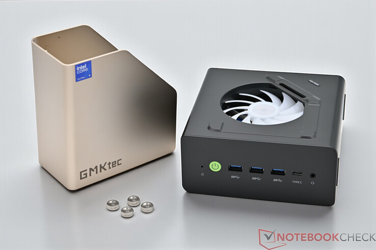 GMKtec EVO-T1 con coperchio in metallo smontato
