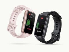 Lo smartwatch Honor Band 7 è dotato di funzioni sanitarie come il monitoraggio della SpO2 e della frequenza cardiaca. (Fonte: JD.com)