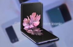 L&#039;originale Samsung Galaxy Z Flip è stato revisionato per il prossimo modello 2021. (Fonte immagine: Samsung/AndroidNext - modificato)