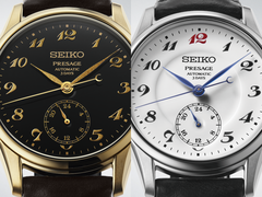 Nella foto: il Seiko Presage HCC005 (a destra) e l’HCC006 (a sinistra).