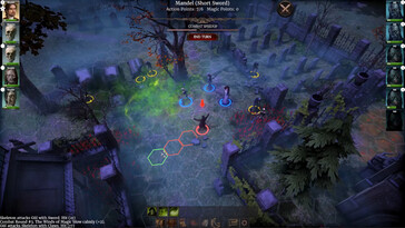 Nella foto: uno screenshot di gioco tratto da *The Necromancer's Tale*.