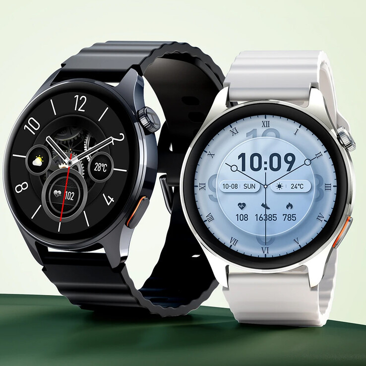 Due opzioni di colore del Watch 4S (Fonte immagine: Haylou)