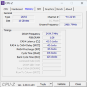 CPU-Z Memoria