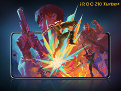 iQOO sostiene che lo Z10 Turbo Plus può raggiungere un punteggio di 3.262.390 su AnTuTu. Nella foto: un'immagine promozionale del telefono da gioco. (Fonte immagine: iQOO - modificata)