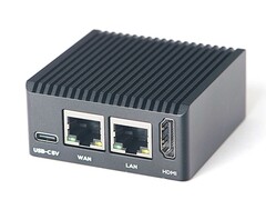 NanoPi R3S-LTS: nuovo computer a scheda singola anche con memoria eMMC. (Fonte: FriendlyElec)