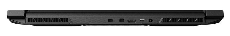 posteriore: 2x Mini-DisplayPort 1.4, HDMI 2.0, USB-C 3.1 Gen1, DC-in
