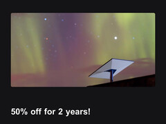 L&#039;offerta di sconto sul canone mensile di Starlink. (Fonte: Starlink)