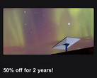 L'offerta di sconto sul canone mensile di Starlink. (Fonte: Starlink)