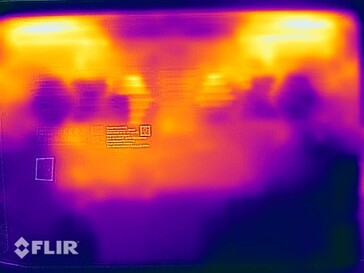 Test di stress delle temperature superficiali (in basso)