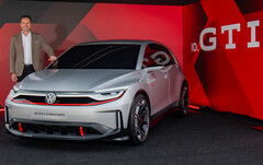 Thomas Schäfer, CEO della Marca Volkswagen, presenta la nuova ID. GTI Concept allo IAA di Monaco, Germania. (Fonte: Volkswagen)