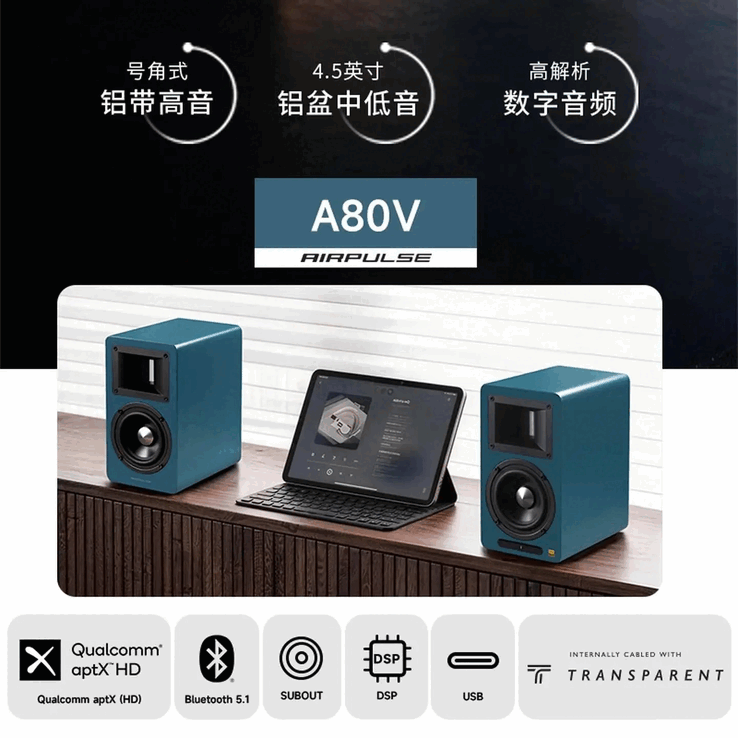 Il nuovo altoparlante è dotato di un ingresso AUX da 3,5 mm e della decodifica USB Hi-Fi Savitech.