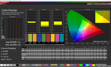 Precisione del colore (profilo: Original Pro, Warm, spazio colore di destinazione: sRGB)