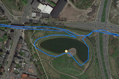 GPS test: Google Pixel 3 – Pedalata intorno al lago
