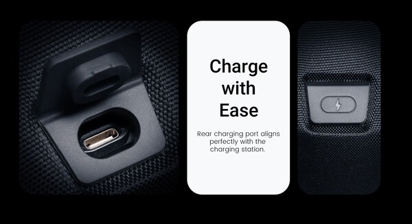 La custodia GameSir G7 Pro ha una porta di ricarica sul retro. (Fonte: GameSir)