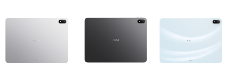 L'Oppo Pad 6 è disponibile in tre opzioni di colore.