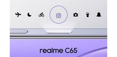 Un teaser del C65. (Fonte: Realme)
