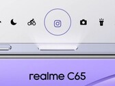 Un teaser del C65. (Fonte: Realme)